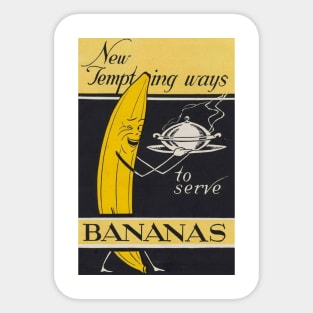 Vintage Ad -  Banana Sticker